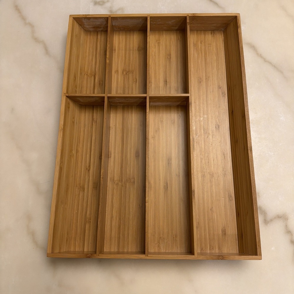 IKEA Variera 21386 CARB P2 Bamboo Drawer Flatware/Silverware/Utensil Organizer